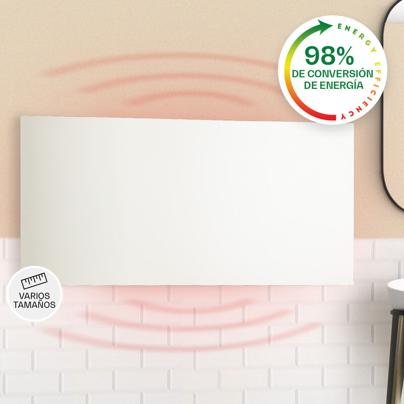 

Wonderwall Air Infinite Panel calefactor infrarrojo 120x60cm 720W Pared Mando a distancia Blanco - Klarstein