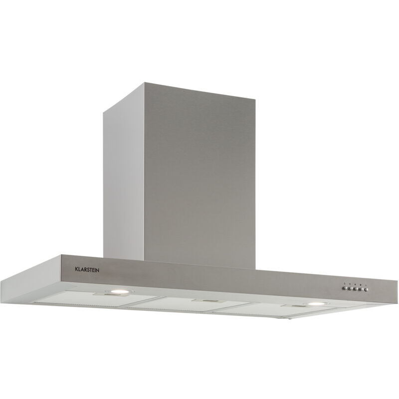 Klarstein Zarah 90 Hotte murale aspirante 90cm 600 m³/h LED classe B - inox