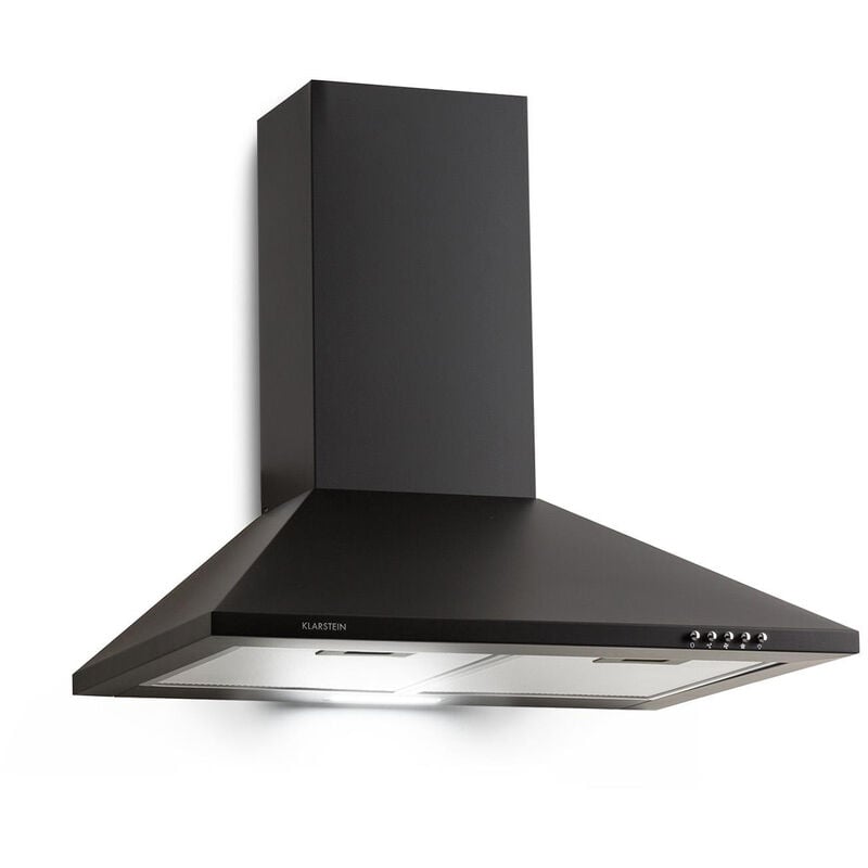 Klarstein - Zugspitze 60 Hotte aspirante murale 65W 310 m³/h led - noire