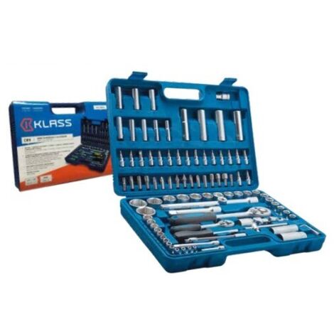 KLASS XBS94 VALIGETTA 94 PZ BUSSOLE ED ACCESSORI 1/4" + 1/2"