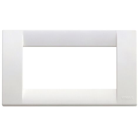Klassische Abdeckplatte 4M Brilliant White VIMAR 16744.01