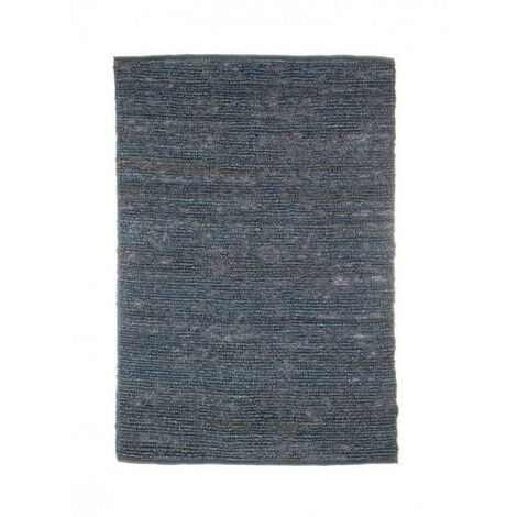 Klassischer blauer Juteteppich SANSIBAR 140x200 cm