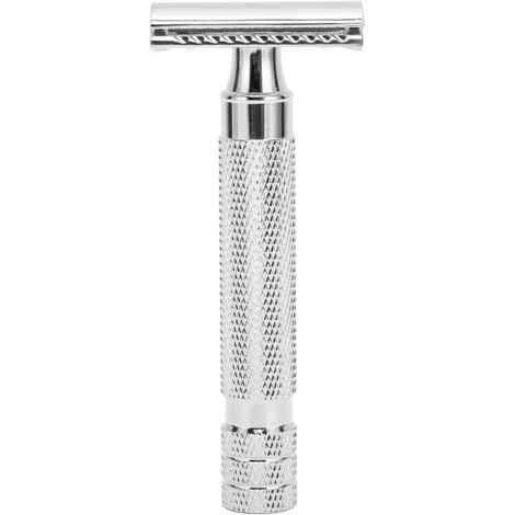 Klassischer, manueller Sicherheitsrasierer für Herren mit ergonomischem, rostfreiem Griff – ideal für Barbiere, Reisen und als Geschenk