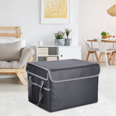Klassischer, robuster und tragbarer Dokumentenorganizer, langlebige, wasserdichte und antistatische Aufbewahrungsbox mit großem Fassungsvermögen für Zuhause, Büro und Schule