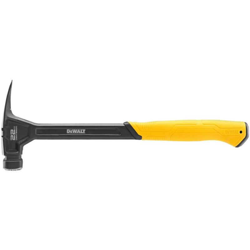 Dewalt - Outillage - Marteau de charpentier 624 g, panne droite, tête quadrillée DWHT51005-0