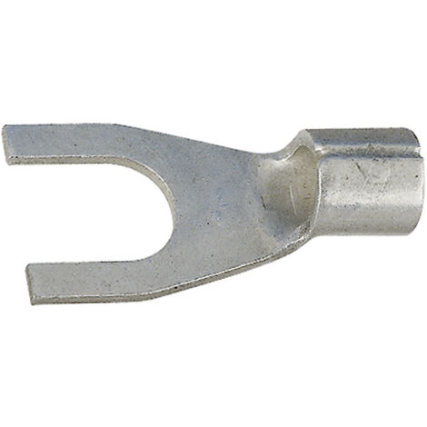 Klauke 1650C4 Gabelkabelschuh  4 mm² 6 mm² Loch-Ø=4.3 mm Unisoliert Metall 1 St.