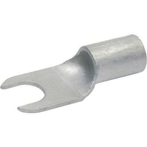 Klauke 1652C5 Cosse à fourche 10 mm² non isolé argent 1 pc(s) C002251