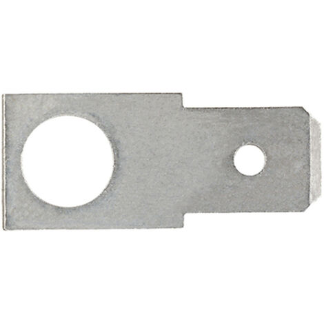 Klauke 2140 Steckzunge Steckbreite: 6.3 mm Steckdicke: 0.8 mm 180 ° Unisoliert Metall 1 St.