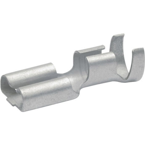 Klauke 2720 Flachsteckhülse  Steckbreite: 6.30 mm Steckdicke: 0.80 mm 180 ° Unisoliert Messing 1 St.