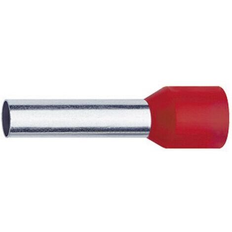 Klauke 4696 Aderendhülse 0.5 mm² Teilisoliert Weiß 1000 St.