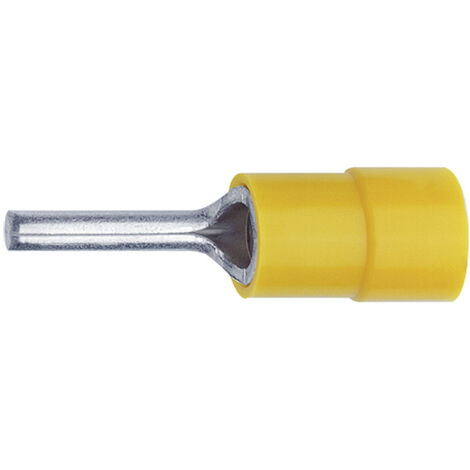 Klauke 715 Stiftkabelschuh 4 mm² 6 mm² Teilisoliert Gelb 1 St.