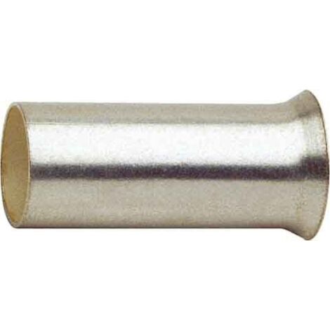 Klauke 7512V Embout simple d'extrémité de câble 6 mm² argent 100 pc(s) C060071