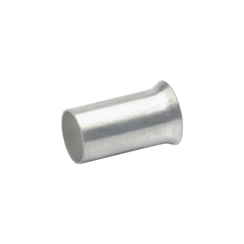 7610 embout simple dextrémité de câble 10 MM² non isolé argent 100 pc(s) - Klauke