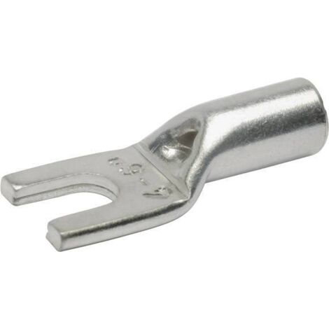KLAUKE 95C5 COSSE À FOURCHE 6 MM² NON ISOLÉ ARGENT 1 PC(S)