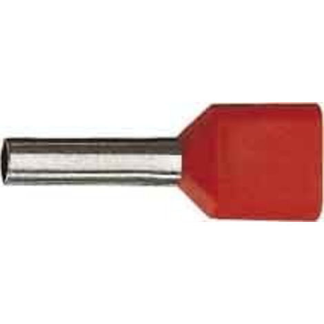 Klauke Aderendhülse 2x1 Länge 18 iso. rot 871/18 100 Stk
