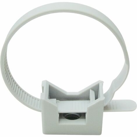 Klauke – Collier embase fixe-tubes 180 mm – Fixation tubes IRL intérieur – Polyamide 6.6 – Résistance 360N – Diamètre 16 à 32 mm