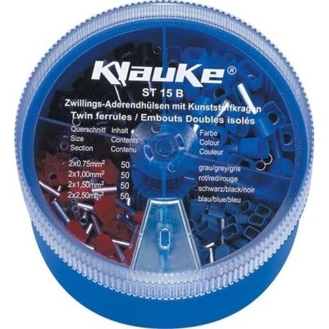 Klauke ST15B assortimento di terminali multicolore 0,75-2,5 mm²