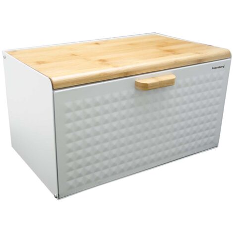 KLAUSBERG KB-7427 DOPPELSEITIGER BROTKASTEN weiß