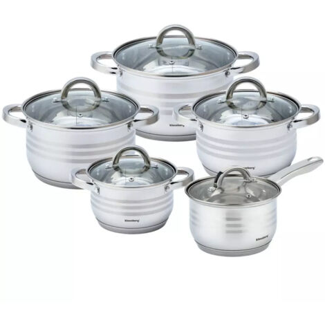 KLAUSBERG KB-7697 SET DI PENTOLE DA 10 PEZZI