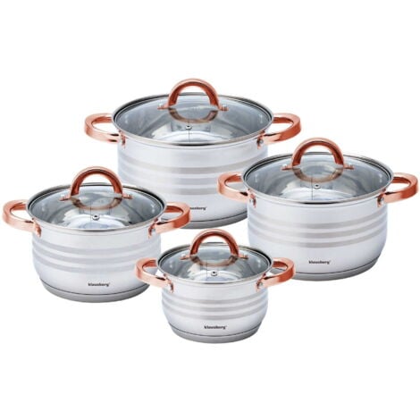 AUTRES KLAUSBERG KB-7699 SET DI PENTOLE DA 8 PEZZI