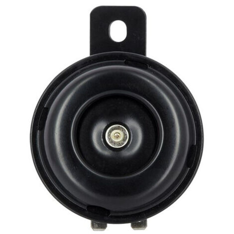 Klaxon avertisseur sonore Sifam rond 12V DC 105dB Ø70mm noir pour