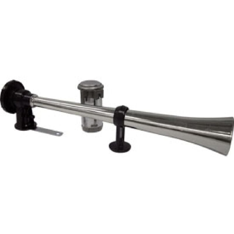Adnauto - Klaxon chrome 1 trompe 47CM + compresseur air 24V [610284]