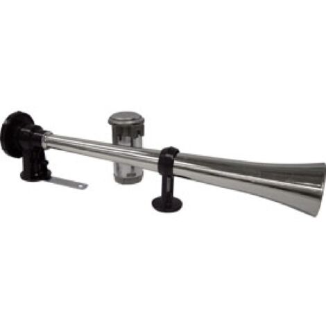 Klaxon chrome 1 trompe 47CM + compresseur air 24V [610284]