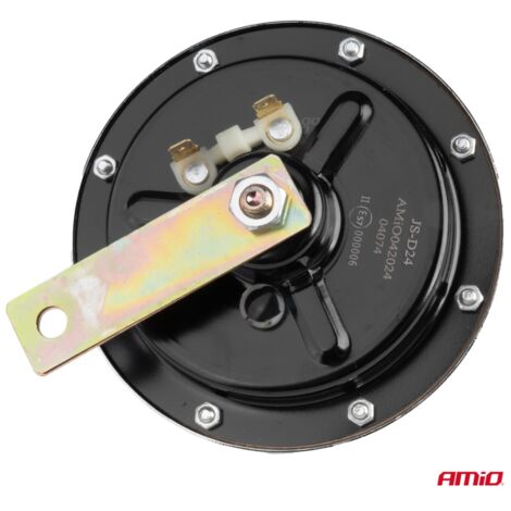 Klaxon chromé 125 mm 12V AMIO-04074