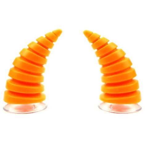 Klaxon de casque de moto, autocollant décoratif pour casque de vélo électrique, klaxon de casque orange