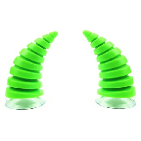 Klaxon de casque de moto, autocollant décoratif pour casque de vélo électrique, klaxon de casque vert