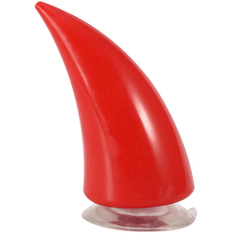 Klaxon De Diable Pour Casque De Moto Avec Accessoires De use En Caoutchouc Rouge Design ique Son Puiss Pour Les Passionnés De Moto Et Les uriers Sur Deux Roues