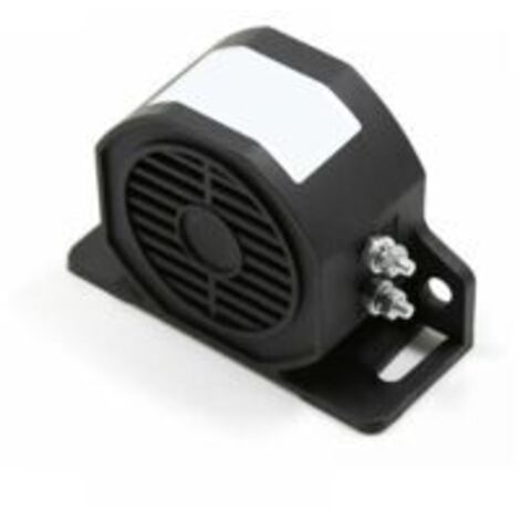 Klaxon de recul étanche, alarme de recul ultra-puissante pour moteur de voiture, 30 W, 110 dB, 12-80 V CC, modèle : noir