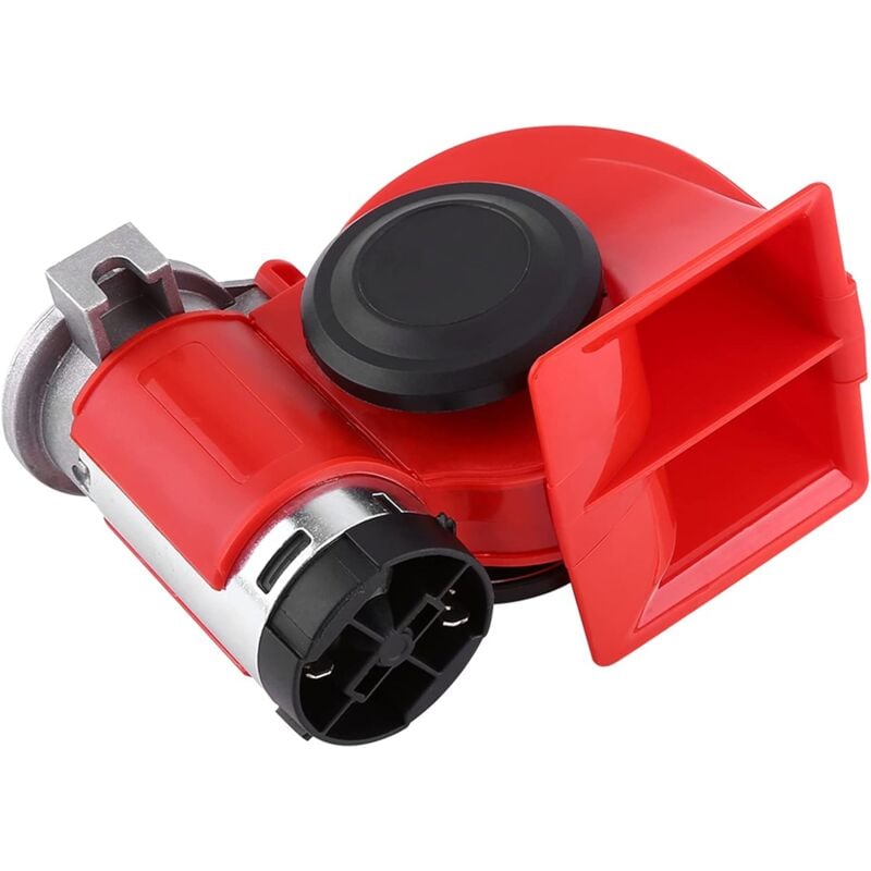 Klaxon électrique à double tonalité, super puissant, pour voiture et moto, 12 V, 120 dB, pour camions, SUV, camping-cars et bateaux