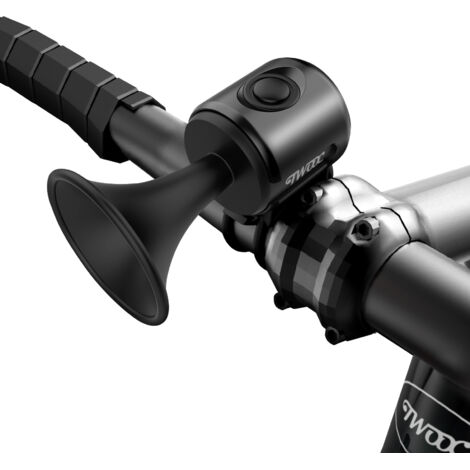 Klaxon électrique pour vélo TWOOC, très sonore, longue autonomie, étanche, clochette pour VTT, accessoire extérieur breveté deng ALOVEZ