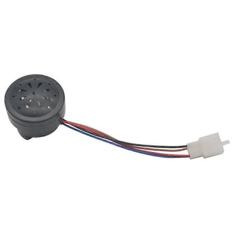 Klaxon électrique universel 48 V/60 V 2 en 1 pour quad et moto, haut-parleur-sirène rond puissant