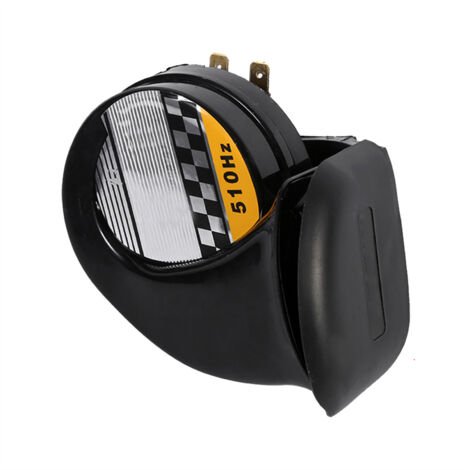 Klaxon Électronique Mini Escargot pour Moto - 12V 510Hz, Avertisseur Puissant