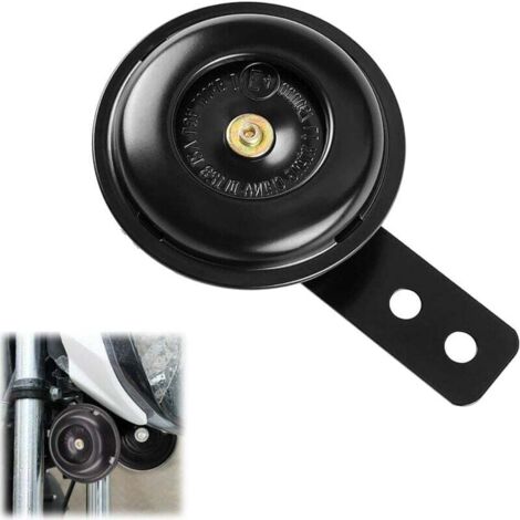 Klaxon puissant 12 V, universel pour scooter, moto, tricycle, voiture, scooter électrique – Extrêmement puissant 105 dB, étanche