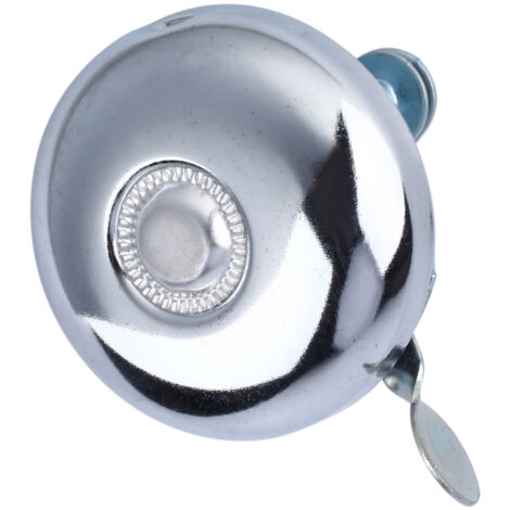 Klaxon Rétro pour Vélo en Métal Argenté, Sonnette Puissante pour Guidon de Bicyclette