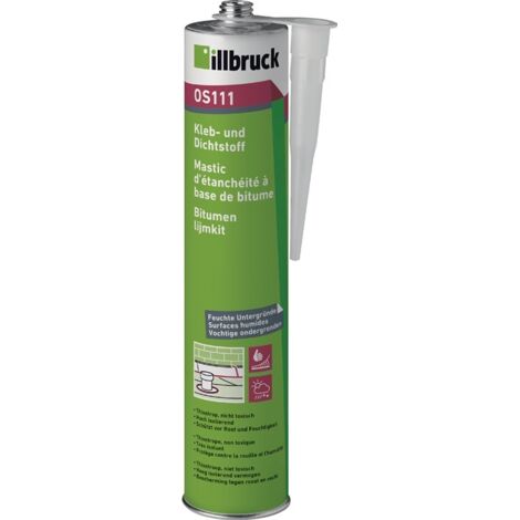 Kleb- u.Dichtstoff OS111 schwarz 400g Kartusche