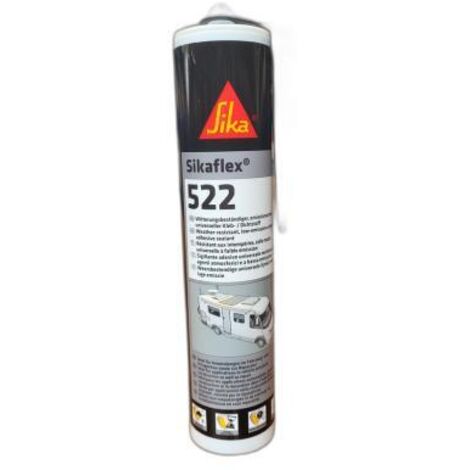 Sikaflex 522 STP Kleber - Wohnwagen Dichtmasse ideal zum Abdichten von Alu, Stahl & Kunststoff 300ml schwarz