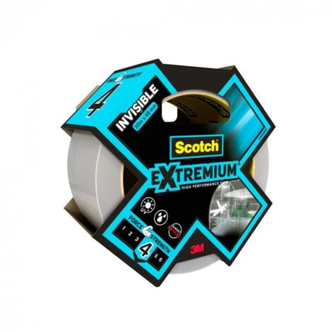 Klebeband 3m Extremium Invisible transparent 48 mm 20 m