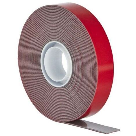 Klebeband edm 19 mm x 5 m schwarz doppelseitig außen