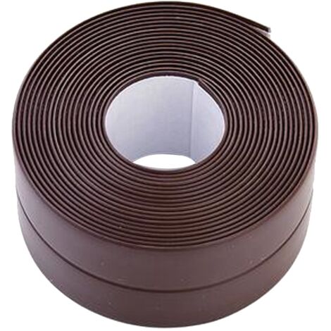 Klebeband für Küche und Bad, selbstklebend und wasserfest, schimmelresistent, PVC, 3,2 m x 3,8 cm, 1 Rolle, Kaffeebraun