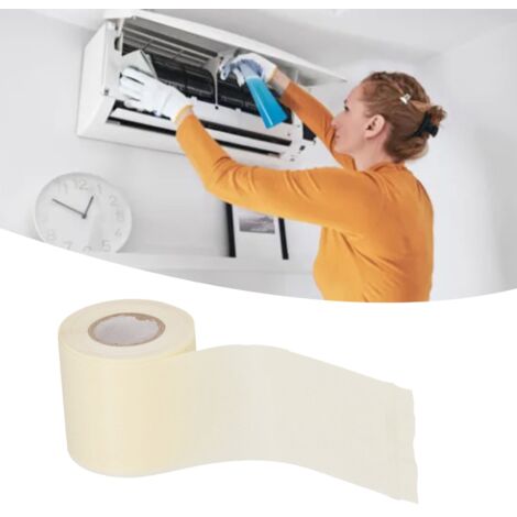 Klebeband für Lüftungskanäle – auslaufsicheres PVC, ölbeständig, 5 Stück, 6 cm breit (Beige)