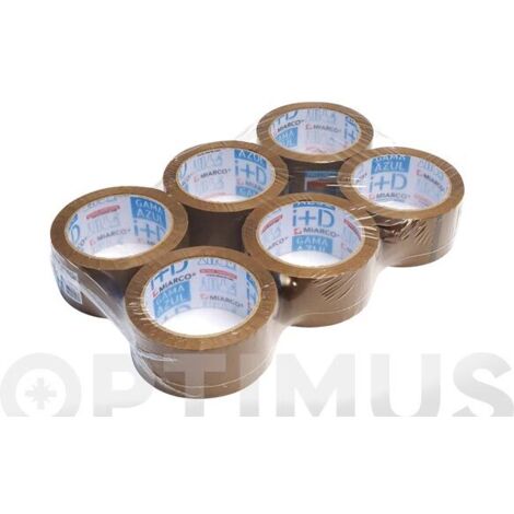 Klebeband MIARCO Braun (48 x 66 mm) (6 Stück)