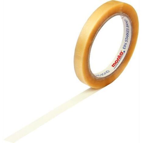 Klebeband monta 220 Breite 15mm Länge 66m S.54µ PVC transparent leise TRANSPAK