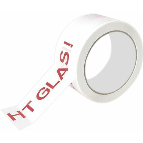 Klebeband "VORSICHT GLAS" 50 mm/66 m