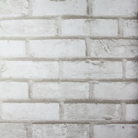 Klebefolie Mauer weiß 90 cm, 210 cm