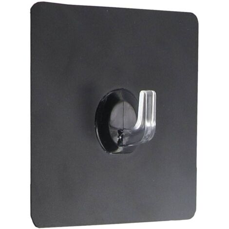 Klebehaken ps pvc quadratisch - schwarz - Tendance