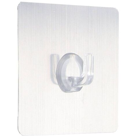 Klebehaken ps pvc quadratisch - silber - Tendance